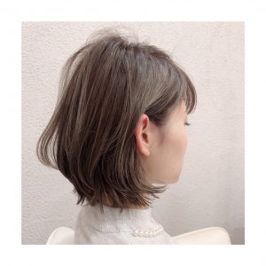 inoue ブリーチ後の透明感グレージュ