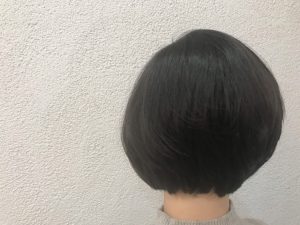 バッサリカットの丸いボブ◎