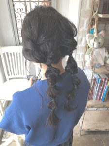 Nakai◇春のお出かけに*ふわもこ編み込みアレンジ◇
