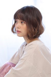 伸ばしかけボブ