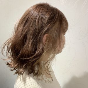 《ポイントミルクティーカラー》