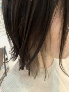 ♪インナーカラー《ホワイトグレージュ》♪