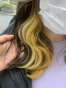 《yellowインナーカラー》