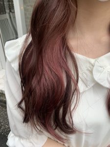《インナーカラーピンク》