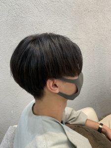 前下がりセンターパート☆