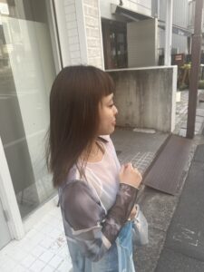 梅雨前に縮毛矯正^^