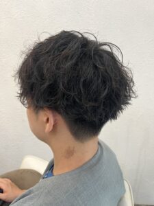 メンズ　スパイラルパーマ