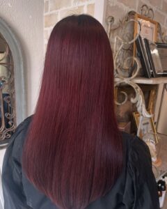 イルミナカラーで赤み系カラー