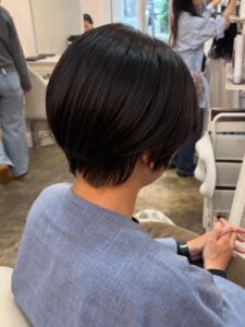 縮毛矯正×まるみショート